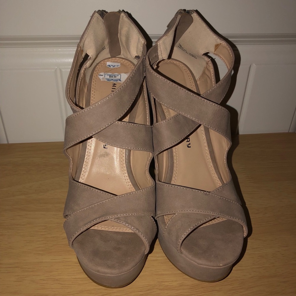 Chinese Laundry Strappy Wedge